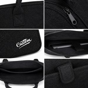 New Arrival Modern Fashion Waterproof Crossbody Shoulder Strap Anti Scratch Woolen <b>Laptop</b> Sleeve <b>Case</b> for Women Men - Product Image 6