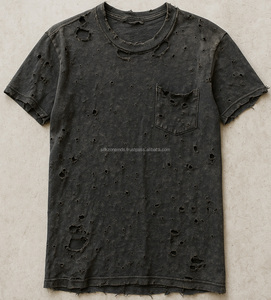 เสื้อยืดซักได้แขนครึ่งวินเทจพิมพ์ลายดิจิตอลโพลีเอสเตอร์/ ผ้าฝ้ายถัก - Product Image 3