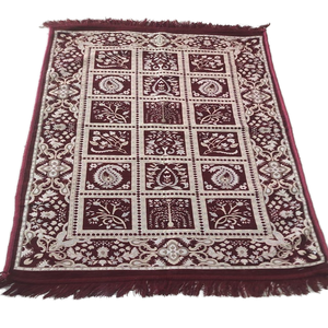 เสื่อสวดมนต์ลายมุสลิมจานามาสุ่มผ้าแจ็คการ์ดเทคนิคโพลีเอสเตอร์ส่งตรงจากโรงงานอินเดีย - Product Image 6