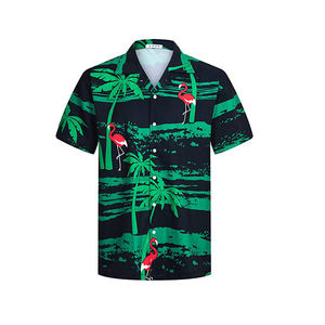 Chemise de plage décontractée pour homme, coupe ample, style hawaïen, personnalisable par sublimation, collection OEM 2026, vente chaude - Product Image 3