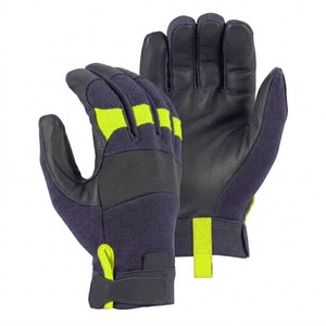Professional Outdoor Work <b>Gloves</b> Synthetic Leather Palm Spandex Back Adjustable Wrist Safety Utility <b>Gloves</b> Wholesale 2026 - Product Image 5