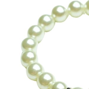  สร้อยข้อมือมุกสีขาวพร้อมจี้สีชมพูสีเขียวและจี้รูปโล่ เครื่องประดับข้อมือลูกปัดสุดหรูสำหรับผู้หญิง เครื่องประดับแฟชั่น - Product Image 3