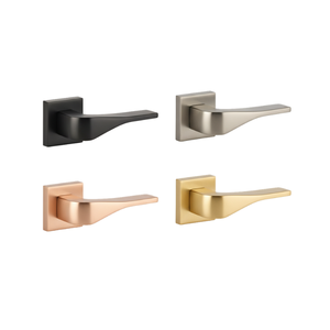 Luxury Villa Interior Brass Mortise <b>Handle</b> Set with Contemporary Lever Design Decorative Finish and Heavy Duty Door Hardware - Product Image 1