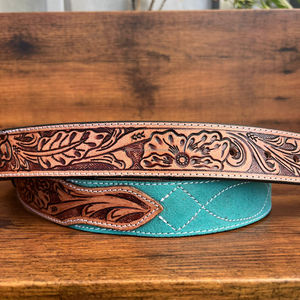 Vente en gros 2025 Ceinture en cuir suédé usiné à la main pour hommes et femmes Premium Boot Stitch Boucle réglable en alliage 100% Ceintures en cuir véritable - Product Image 3