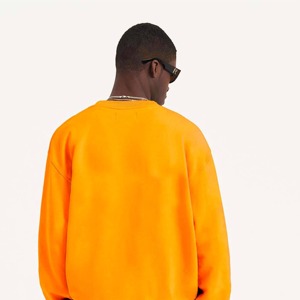 Ensemble deux pièces pour homme, sweat-shirt et pantalon de survêtement en molleton 100% coton anti-boulochage avec logo personnalisé - Product Image 6