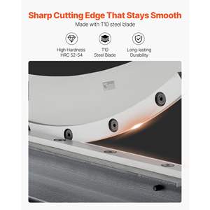 Cisaille à guillotine de haute précision, largeur de coupe de 20 mm, cisaille manuelle de table pour le traitement des tôles métalliques, matériau Q235 pour les machines de cisaillement - Product Image 3