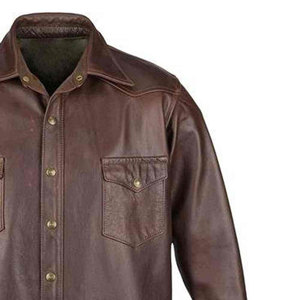 Camisas de Cuero para Hombre de Alta Calidad, Disponibles en Stock, para Uso en Exteriores - Product Image 4