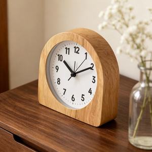 Handmade Wooden Table <b>Clock</b> Rustic Desk <b>Clock</b> Home Decor - Product Image 4