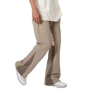 Flared Jogger Sweatpants Custom Regular Fit Polyester/Cotton Breathable Quick Dry Eco-Friendly Heavyweight for Men - Product Image 2