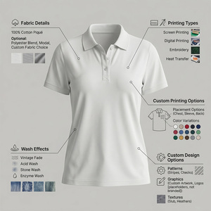 OEM Women's Half Sleeve T-Shirts 100% Cotton Canvas 220g Breathable Quick Dry Eco-Friendly Digital Printed Anti-Wrinkle - Product Image 3