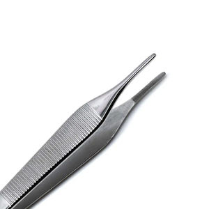 Pinzas de disección Adson Brown de 12 cm del fabricante, grado quirúrgico, 1x2 dientes, acero, para cirugía manual alemana, de Blush Surgical - Product Image 2