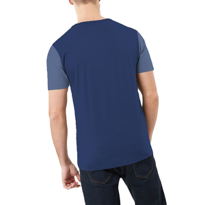 Camiseta Deportiva al por Mayor para Hombre, Corte Regular, Cuello Redondo, 100% Algodón, Logotipo Personalizado, Transpirable, Antiarrugas, Ecológica, Lisa - Product Image 2