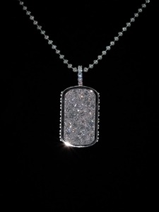 Nouvel Arrivage Bijoux Hip Hop pour Homme Pendentif Personnalisé en Argent 925 avec Lettres en Relief et Pavé de Moissanite 2-3 Carats Certifié IGI - Product Image 5