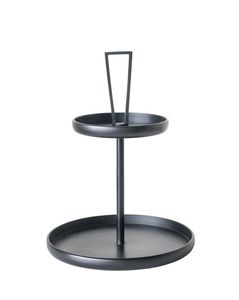 Novedad: Soporte de metal galvanizado de 2 niveles para tartas de boda, bandejas de metal, platos para postres para fiestas de té, bodas y cumpleaños. - Product Image 3
