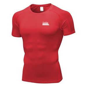 T-shirts de compression slim fit de qualité supérieure pour hommes, respirants et à séchage rapide, fabriqués au Pakistan - Product Image 1
