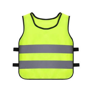 Chaleco de Seguridad Reflectante de Alta Visibilidad para Niños, Ropa de Seguridad Vial de Poliéster para Niños, Venta al Por Mayor OEM - Product Image 3