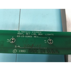 ULTRATECH STEPPER 03-15-02831 PCB, RETICLE LIBRARY - Équipements et pièces semi-conducteurs d'occasion fiables à l'échelle mondiale - Product Image 3