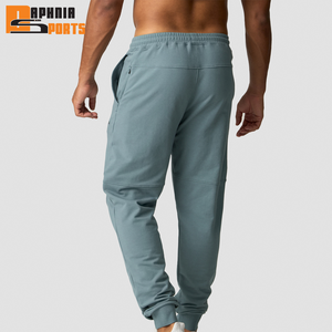 Wholesale High Quality Custom Print Logo <b>Trousers</b> Cotton Fleece Plain Dyed Plus Size Quick Dry Breathable Eco-Friendly Men Pants - Product Image 6