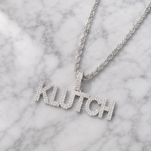 <b>Custom</b> Hip Hop 925 Silver Luxury Trendy Iced Moissanite Diamond Any Block Script <b>Name</b> letter Fine Pendants Charms <b>Necklace</b> Gifts - Product Image 3