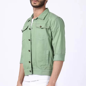 แจ็คเก็ตยีนส์ผู้ชายขายดี ทรงฮิต สไตล์ลำลอง สตรีทแวร์ ใส่สบาย ทันสมัย เหมาะกับกิจกรรมกลางแจ้ง คุณภาพสูง แจ็คเก็ตฤดูหนาว - Product Image 2