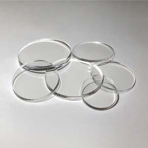 High Quality Eco-Friendly Stocked Modern Acrylic 5mm Thick 400mm Diameter Oval <b>Mats</b>/Pads <b>Table</b> Decoration <b>Green</b> Gold - Product Image 6