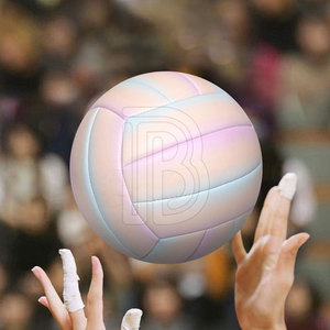 Ballon de volley-ball Soft Touch, cuir composite durable, taille officielle, pour entraînement et compétition en intérieur et en extérieur - Product Image 6
