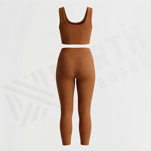 Ensemble de yoga pour femmes, vêtements de fitness, soutien-gorge de sport, leggings, vêtements de sport sans couture, vêtements de sport athlétiques, vêtements d'entraînement, vêtements de sport - Product Image 2