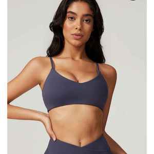 Sujetador Deportivo Sin Costuras para Mujer X Sports City, de Alta Sujeción, Color Sólido, Tela Elástica, Spandex/Nylon, Decoración con Lazo, para Yoga - Product Image 1