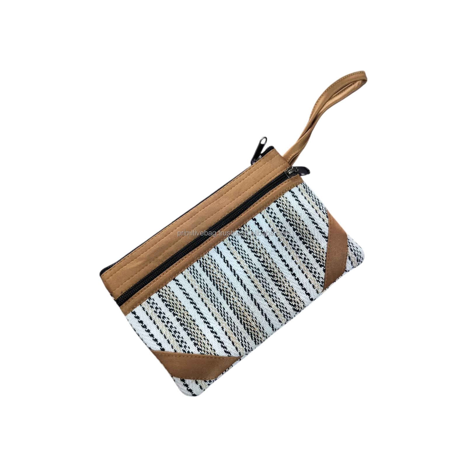 Stripe webbing white