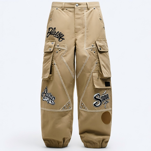 Custom OEM ODM <b>Vintage</b> Washed Canvas <b>Cargo</b> <b>Pants</b> Men's Multi-Pocket Utility Trousers Manufacturer - Product Image 1