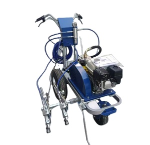Machine de marquage routier à moteur thermique, poussée manuelle, pour la peinture et le décapage de lignes de circulation, à prix raisonnable - Product Image 1