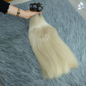 Extensiones de cabello de trama de máquina cruda del proveedor vietnamita, cabello de Vietnam crudo liso y sedoso, estilo de onda natural de Vietnam - Product Image 3