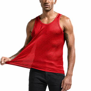Mens Breathable Mesh Tank Top Quick Dry Sleeveless Athletic Vest Lightweight Summer Fitness Gym Running Sportswear - Product Image 3
