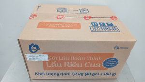 Freshwater <b>Crab</b> Hotpot Sauce 180g – Traditional Vietnamese “Lau Rieu Cua” Soup Base | Authentic <b>Crab</b> Flavor – O’food - Product Image 4