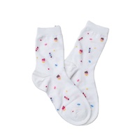 Mini quotidien décontracté doux coton cheville chaussettes nourriture gâteau pain modèles quart chaussettes pour hommes femmes en gros en vrac impression numérique