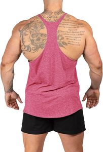 <b>Men's</b> Plus Size Ribbed Running <b>Vest</b> <b>Stringer</b> Tank Tops Cotton Gym Fitness Athletic Quick Dry Racing Muscle <b>Vest</b> Sleeveless Top - Product Image 3