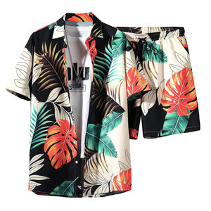 Men <b>Set</b> Print Short Sleeve Shirt Beach Shorts Matching Holiday Summer Casual Colorful top mens <b>twin</b> <b>set</b> - Product Image 1