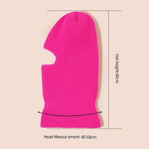 Cheap Knitted Face <b>Balaclava</b> Hoodie <b>Ski</b> Mask One Hole Multi Piece Outdoor Wholesale Custom Logo Full Face Mask Motorcycle - Product Image 5