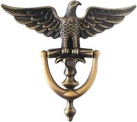 Battant de porte en laiton style antique tête d'aigle pour porte d'entrée, décoration intérieure, anneau de porte, accessoires de porte