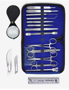 SERGLAB SL-VI-2 Juego Completo de Instrumentos Quirúrgicos Veterinarios de Acero Inoxidable, Fuente de Alimentación Manual, Certificado CE Clase II - Product Image 1