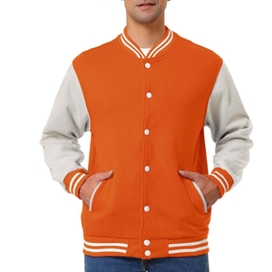 Chaqueta Bomber Varsity Personalizada Premium, Resistente al Viento y al Agua, Cuerpo de Mezcla de Lana, Mangas de Poliéster/Algodón, Estilo Universitario Formal - Product Image 2