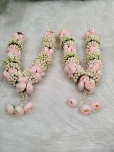 Varmala de mariage aux pivoines roses et aux bourgeons de jasmin - Product Image 2