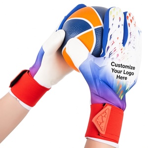 Gants de gardien de but de football en latex professionnels de haute qualité avec logo personnalisé d'usine - Product Image 1