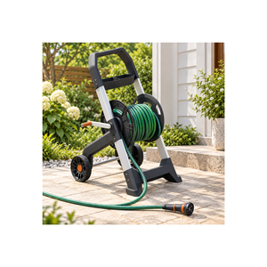 Carrito Enrollador de Manguera de Jardín de 200 PIES con Ruedas, de Alta Resistencia, Portátil, con Retorno Automático, 300 PSI, para Patio y Jardín GARCHR015 - ¡Mejor Precio! - Product Image 1