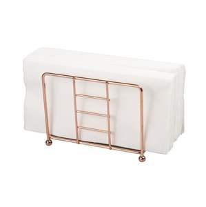 Porte-serviettes en métal dynamique, accessoire d'accueil fiable pour l'organisation décorative de la table et le confort de la salle à manger contemporaine - Product Image 6