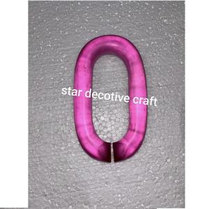 Décorations murales personnalisées faites à la main, chaîne à maillons, décoration intérieure, objet en résine, chaîne acrylique la plus adorable pour la pièce, vente en gros - Product Image 1