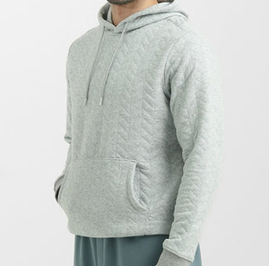 Sweat-shirt à capuche personnalisé pour homme, mélange de coton, pull-over uni, sweat-shirt d'hiver de qualité supérieure, respirant - Product Image 3
