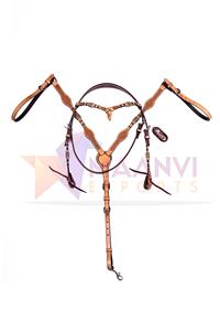 Tête de cheval personnalisée par meilleure qualité Argentine cuir qualité cheval cuirasse cuir brut noué fabricant direct - Product Image 2