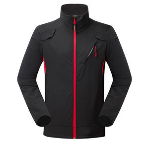 Veste de cyclisme d'hiver pour homme WOSAWE BO284, manches longues, imperméable, coupe-vent, polaire thermique, 100% polyester, course à pied, cyclisme - Product Image 5