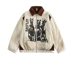 Chaqueta Nesta Sports Clean Fit Acid Wash para hombre, de poliéster y algodón – 380 GSM, estilo vintage, reversible, con cremallera, de alta calidad, con logo personalizado. - Product Image 1